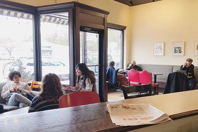 Pull up a chair and join the conversation. #midweek #stpaulmn #cafelife #coffeeshopcorners #coffeetime #nytimesfood