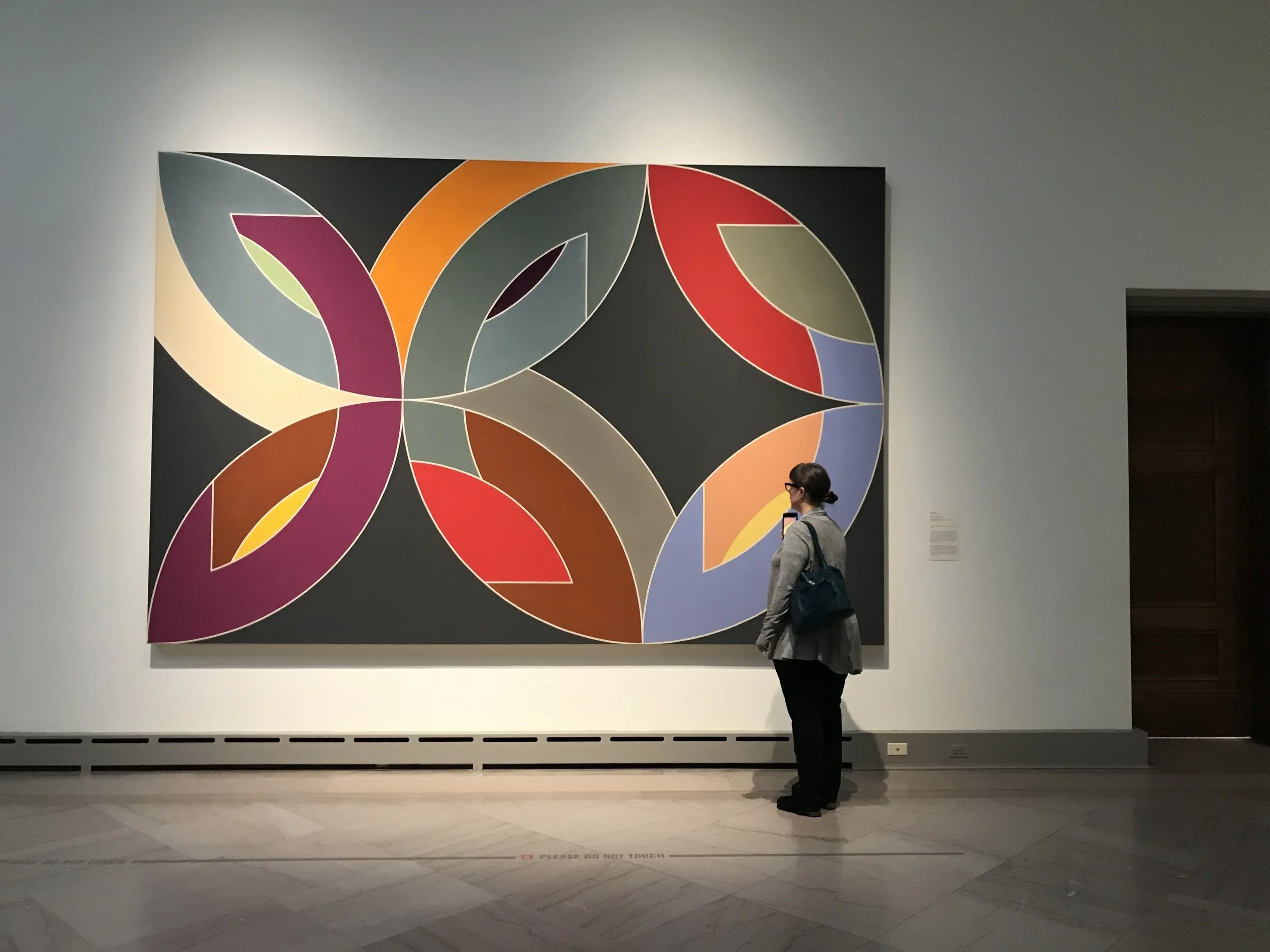 Inspecting the Stella. Photo credit Elizabeth Rogers Drouillard.