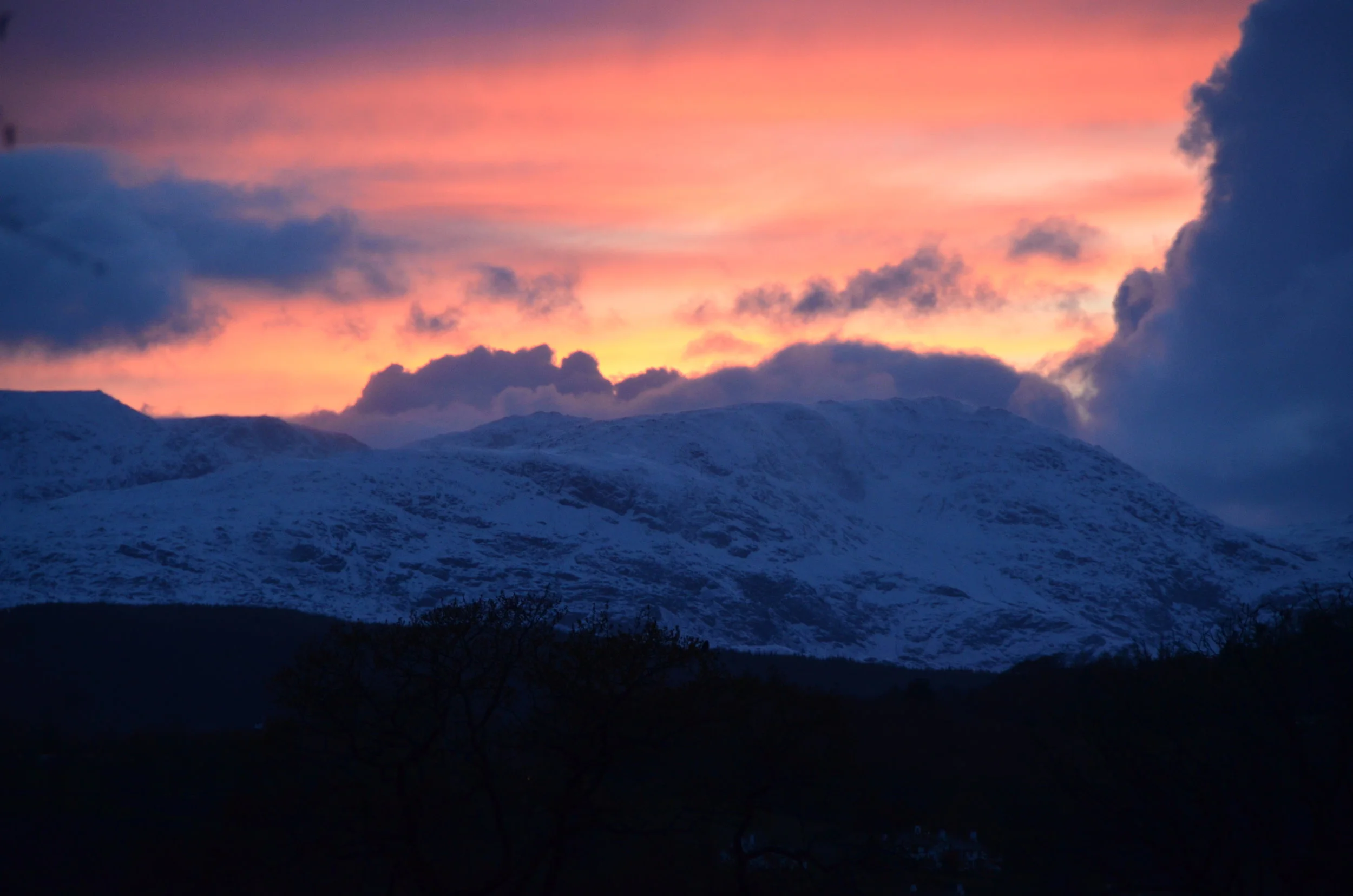 Fire & Snow: a Lake District Sunset
