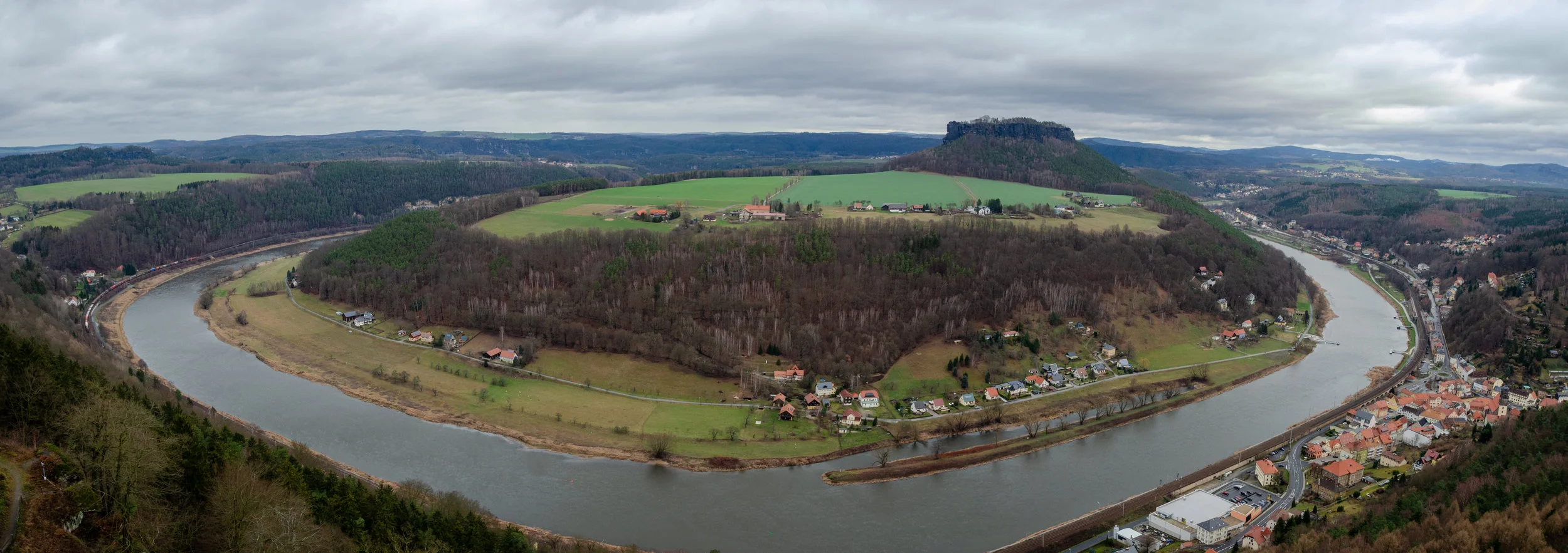 The panoramic view from the top