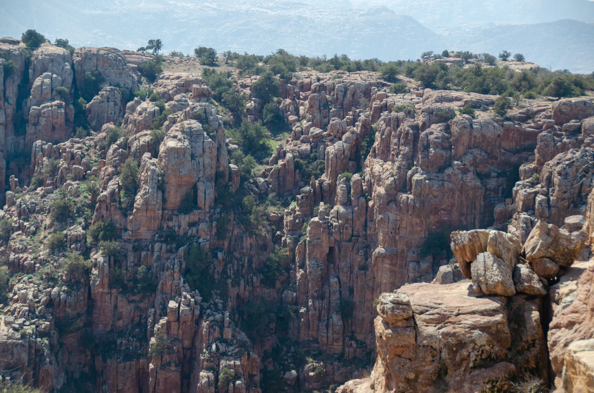 the sandstone enscarpment