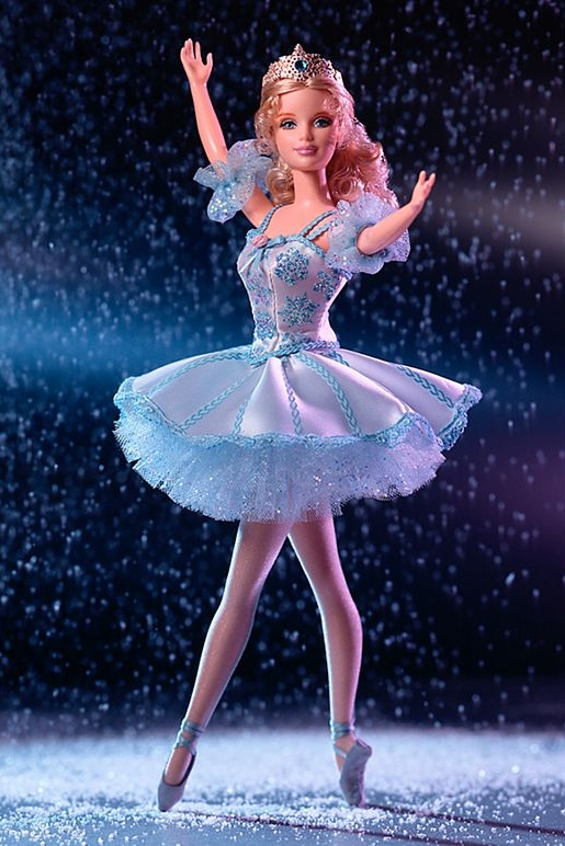 Barbie Doll as Snowflack in the Nutcracker