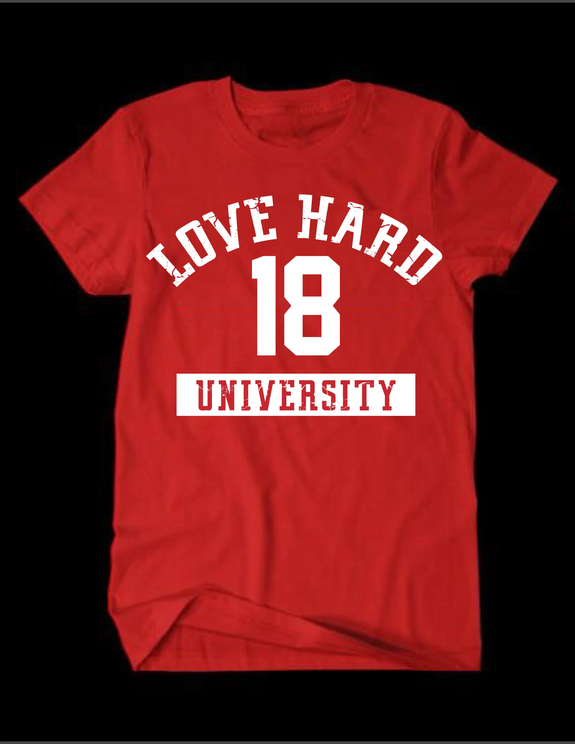Love Hard University - athletic red shirt.jpg