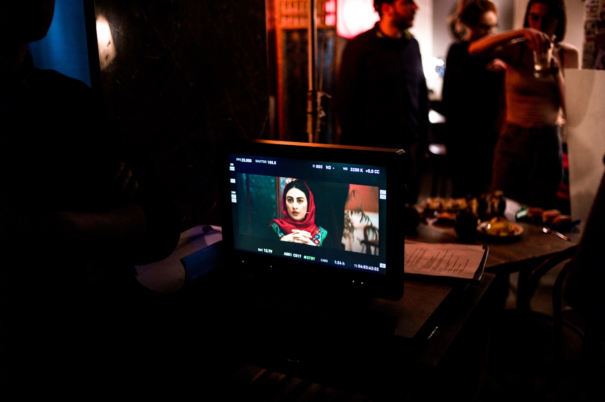 Behind the scenes still from Our Kind of Love / Photo credit: Gus Palmer