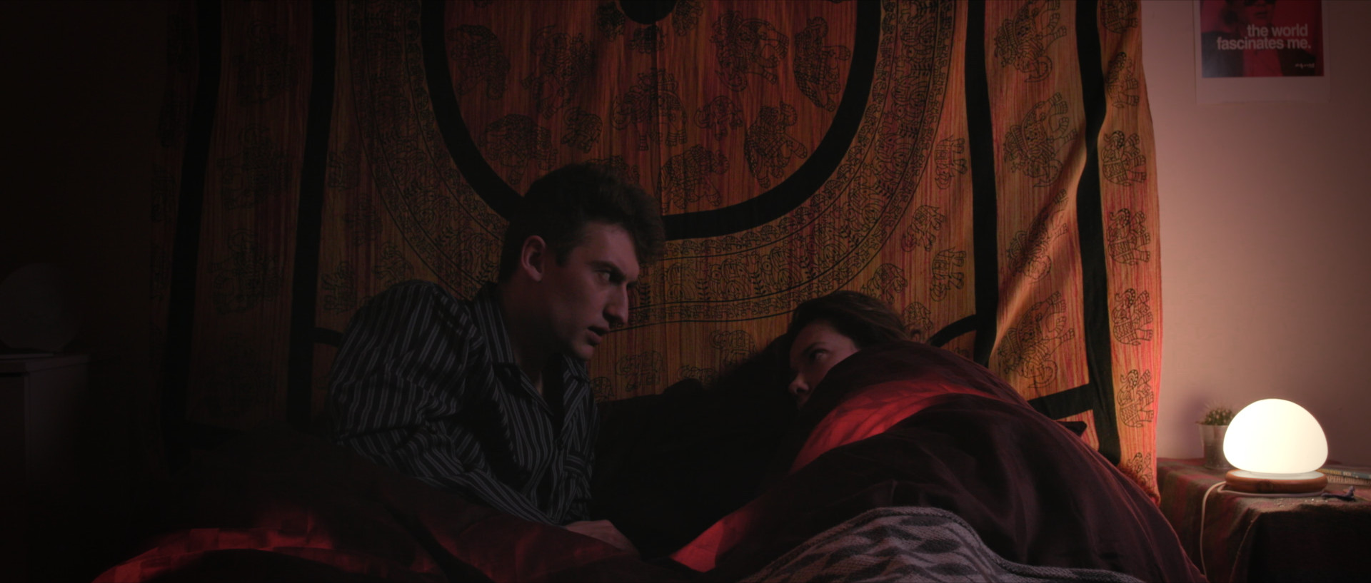 James Gulliford (Gary) and Louise Hoare (Meg) in Sleep Tight