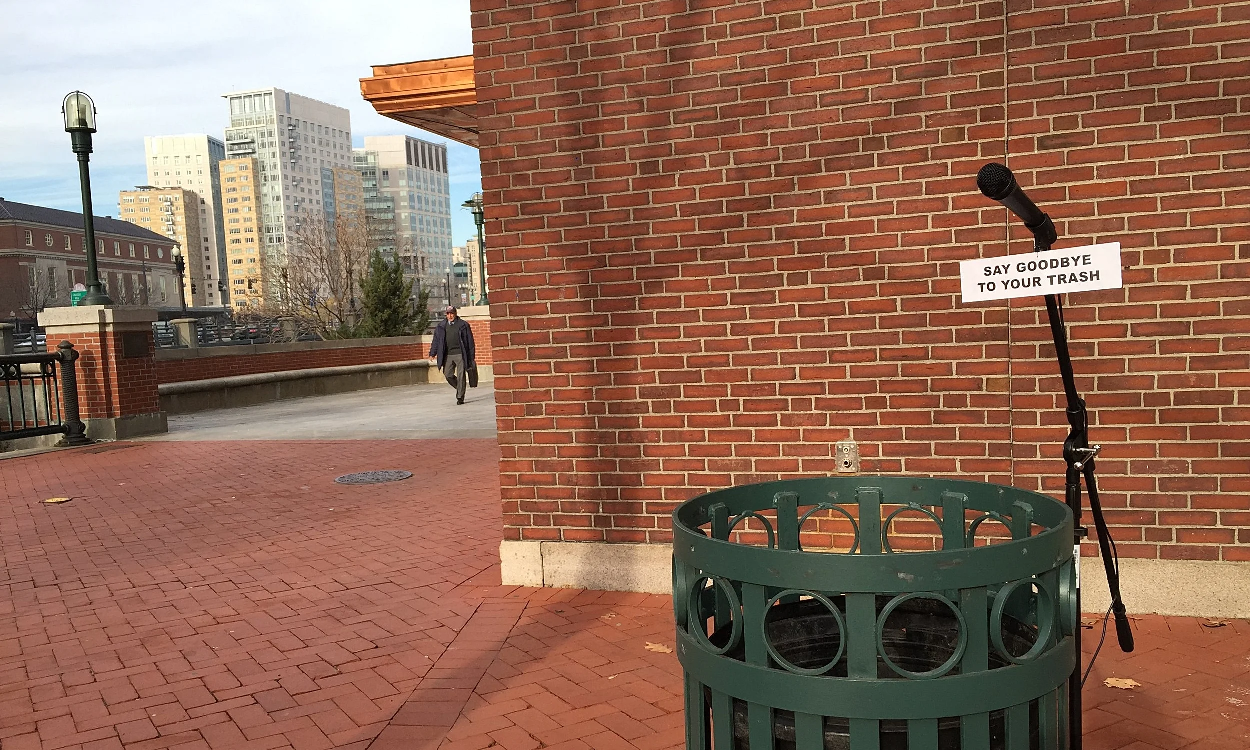   Goodbye Trash ||   Say something to your trash before they are ready to say goodbye. “Goodbye Trash ||” is an interactive installation which allows people to leave a lovely message to their trash.    Listen to the messages -&gt;   