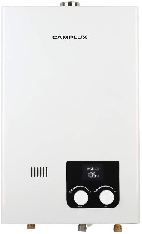 Camplux 10L 2.64 GPM Outdoor Portable Tankless Water Heater