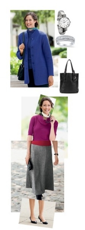 I pasted together bits and pieces from clothing catalogs in imagining Rachel & Matthew