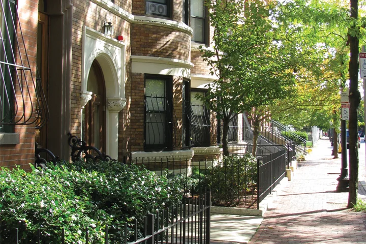 Boston brownstone