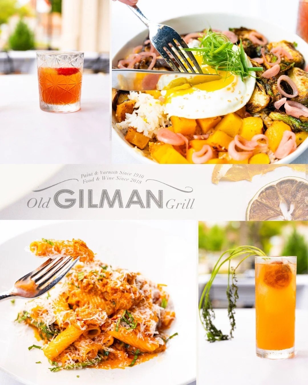 Savor the season with flavors that feel like fall🍂 
From flavorful pastas to vibrant bowls and autumn-inspired drinks, every dish is made to be shared, savored, and enjoyed all season long!
#OldGilmanGrill #TheWestVillageExperience #westvillagecha