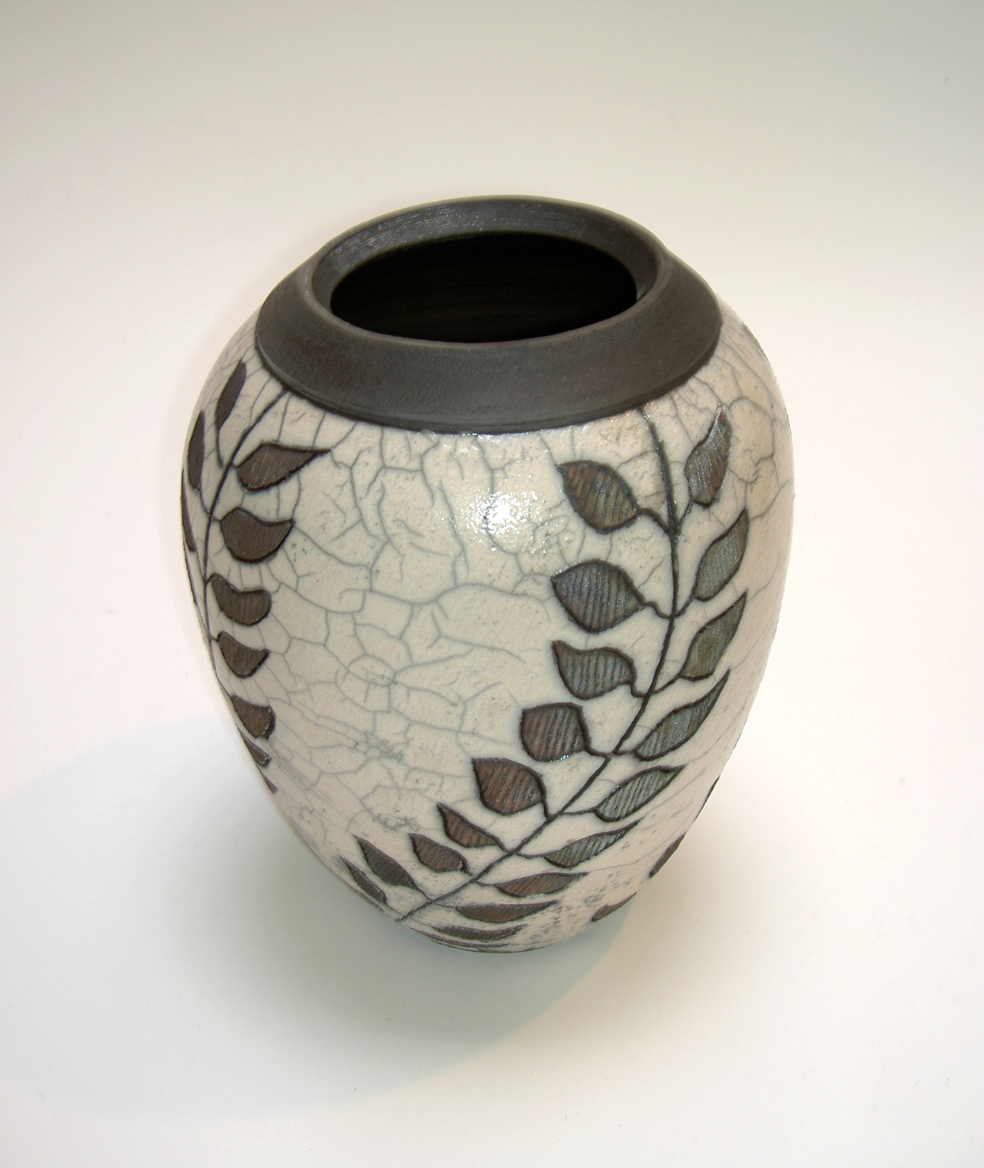 Cecelia Mitchell Pottery | Raku Collection | Vase 4