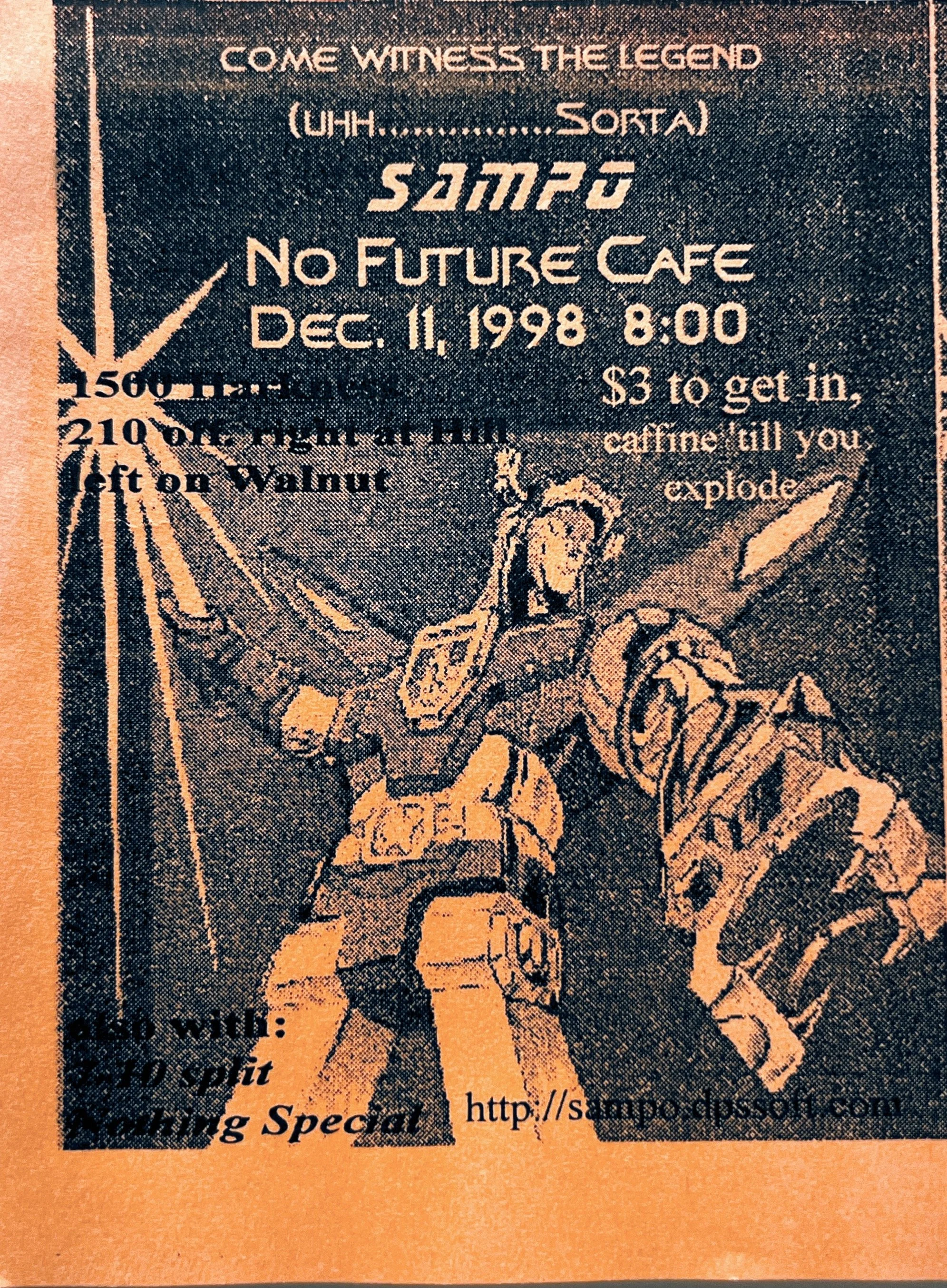 SAMPO FLYER_NO FUTURE CAFE_12111998.jpg