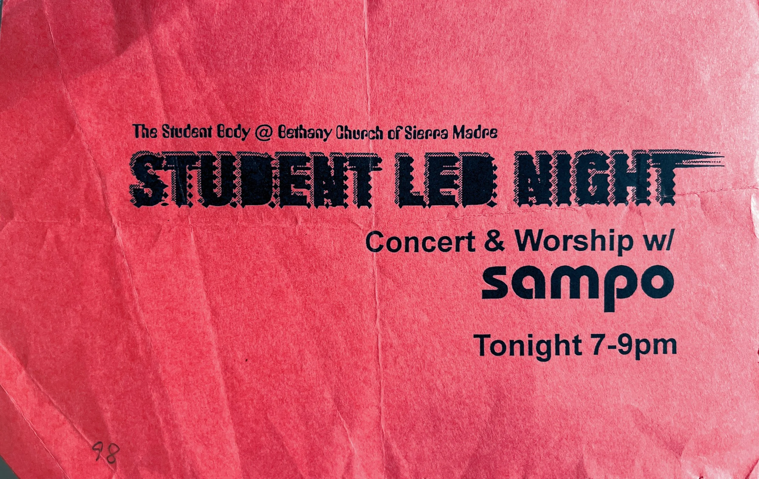 SAMPO FLYER_Bethany Church Sierra Madre_TBD 1998.jpg