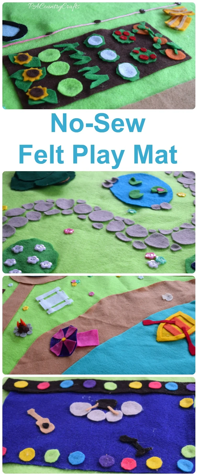 No-Sew Littlest Pet Shop Felt Play Mat