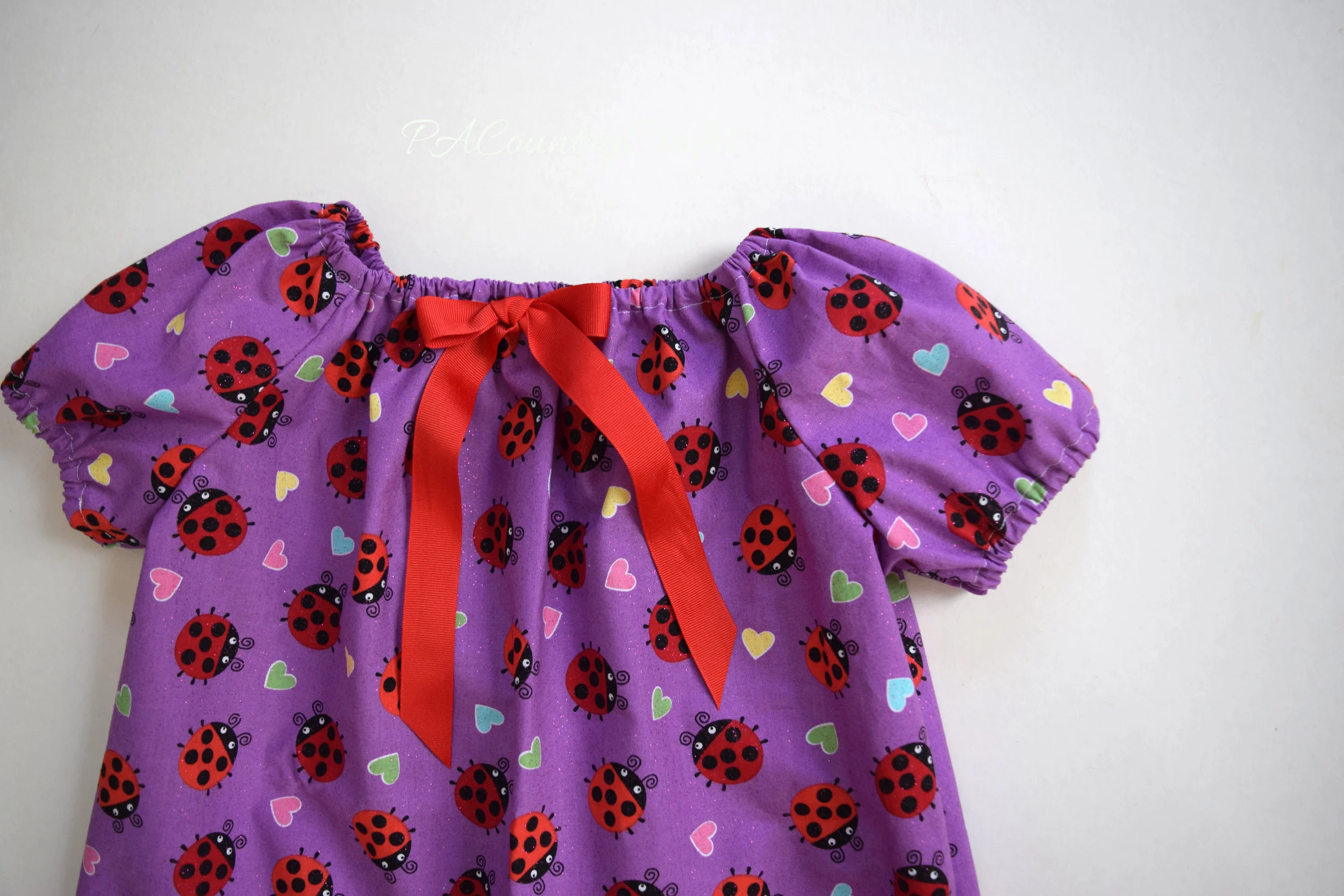 Elastic Sleeve Peasant Dress Tutorial