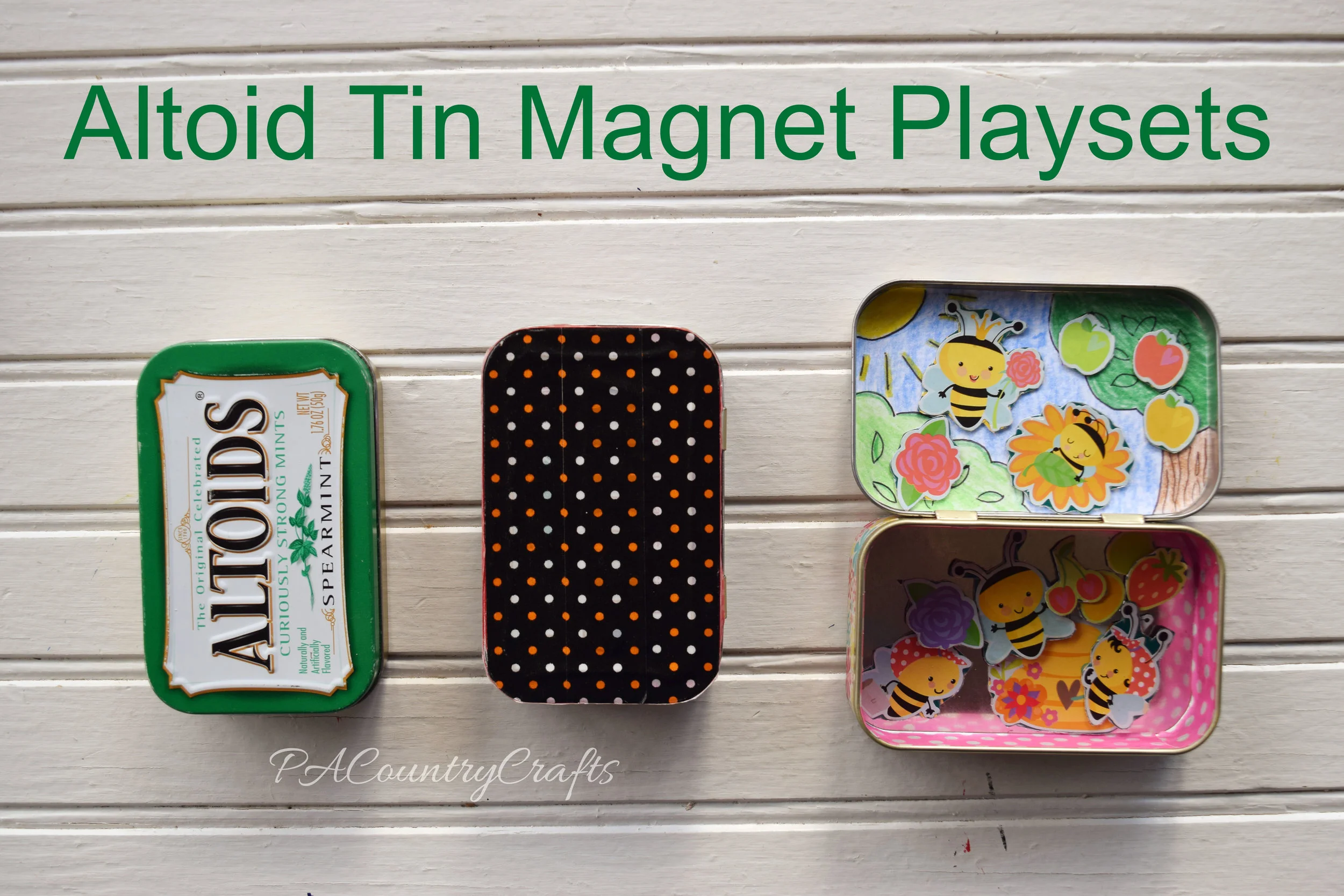 Altoid Tin Magnetic Playset Tutorial