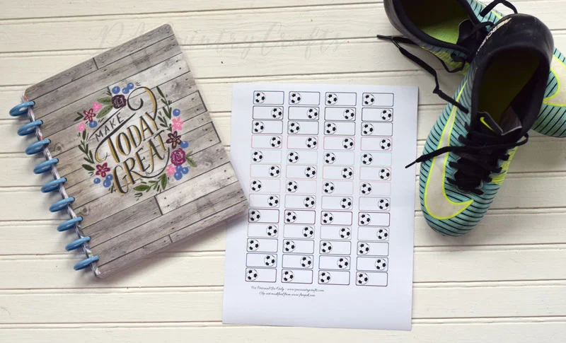 Free Printable Planner Stickers ~ Soccer