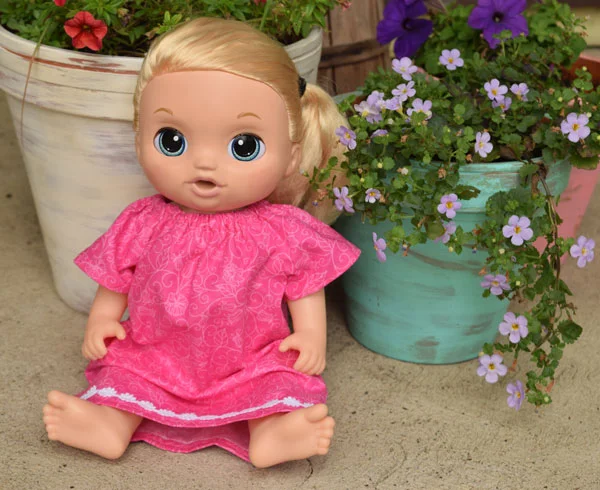 Kids' Sewing ~ Doll Peasant Dresses