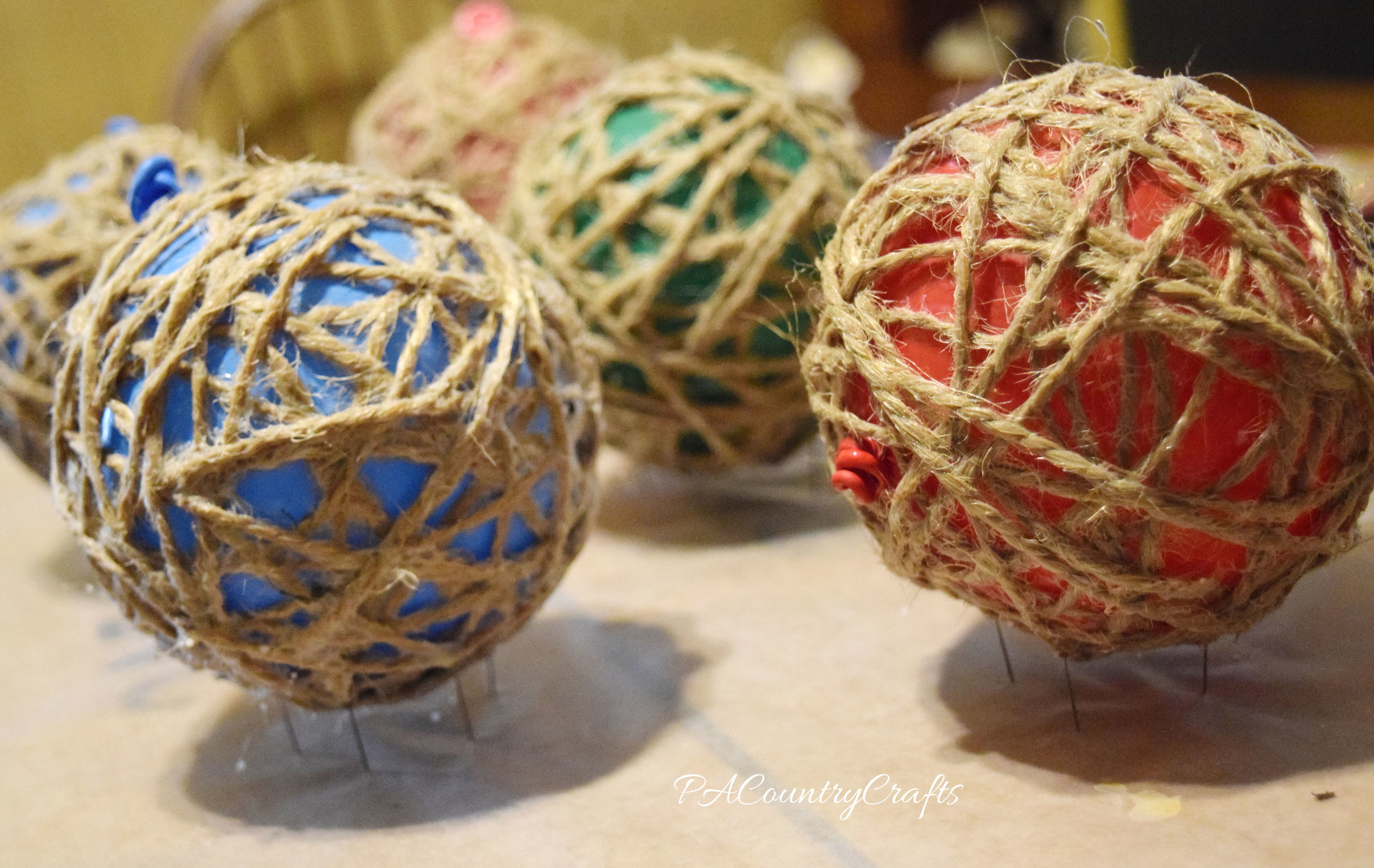 DIY Twisted Scrap Fabric Decor Balls Craft Divine Lifestyle