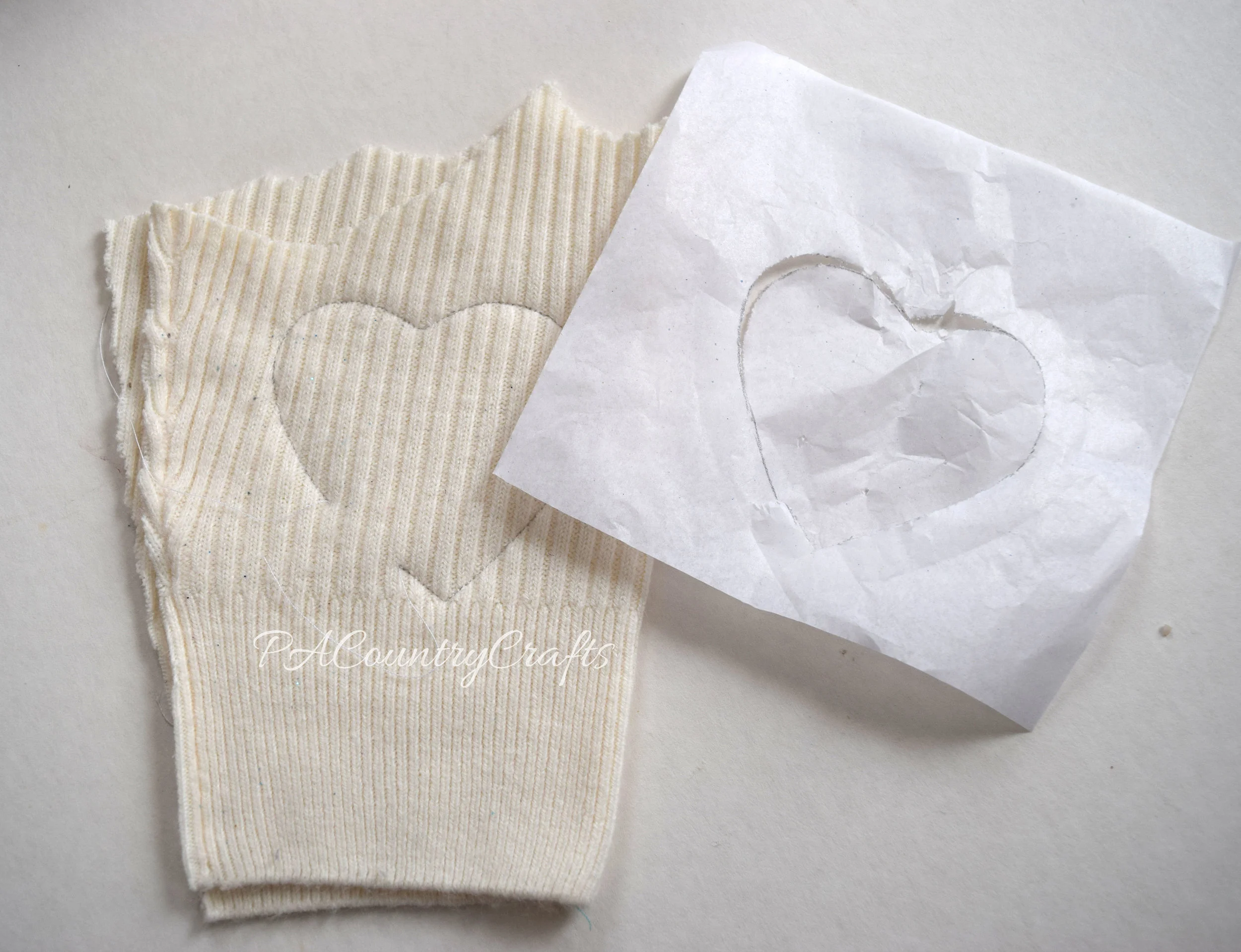How to use tissue paper as an easy sewing template