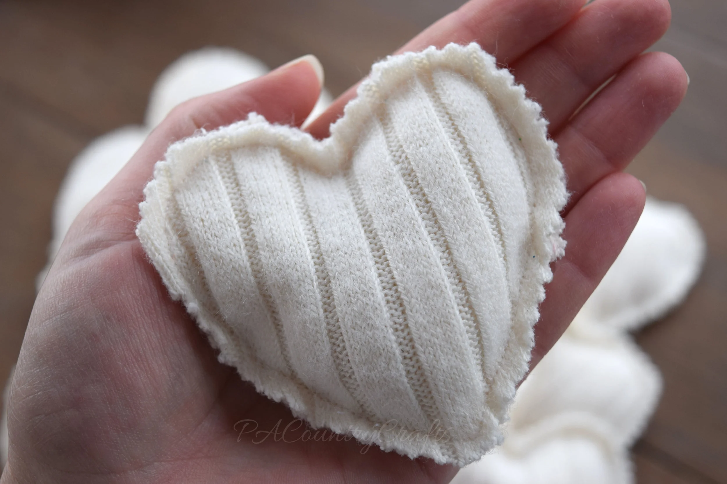 Beautiful, soft handwarmers made from sweaters