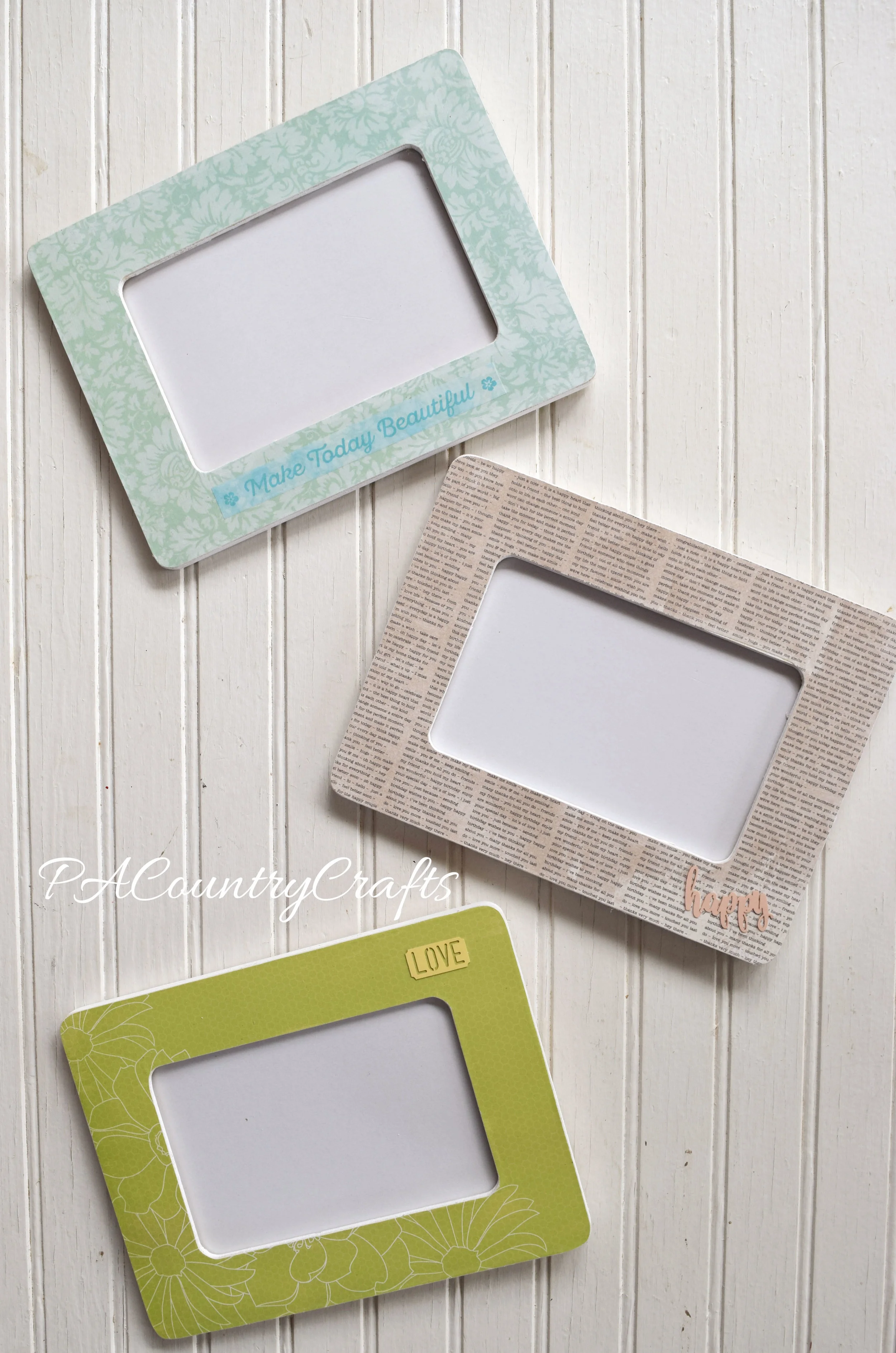 Scrapbook Paper Frames