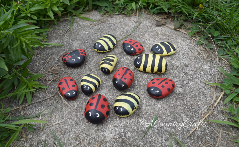 Bug Rocks Kids Painted Bug Rocks — PACountryCrafts