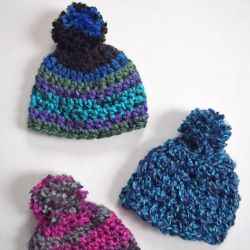 Easy Crochet Doll Hats