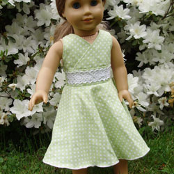 Twirly Lace Doll Dress