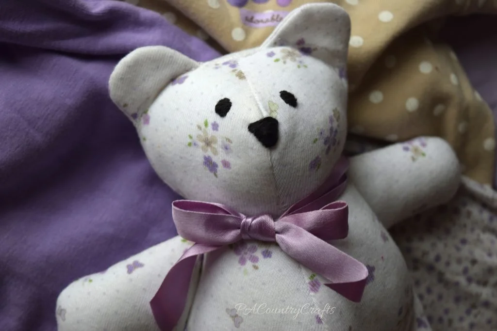 Baby Clothes Memory Bear