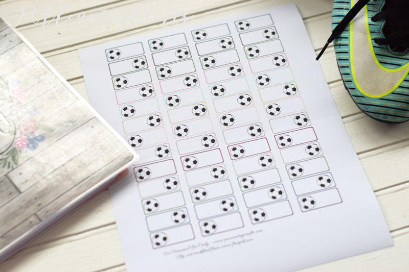 Soccer Planner Stickers