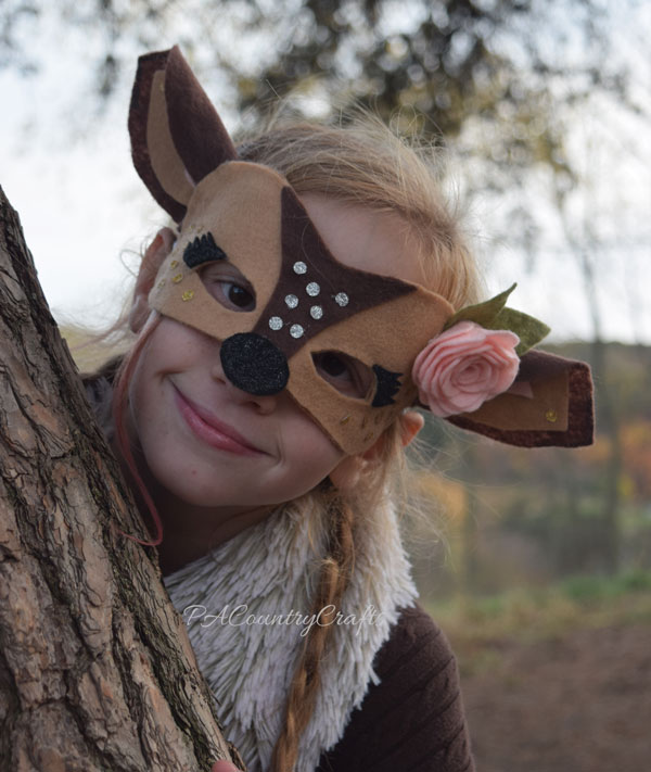 Felt Deer Mask