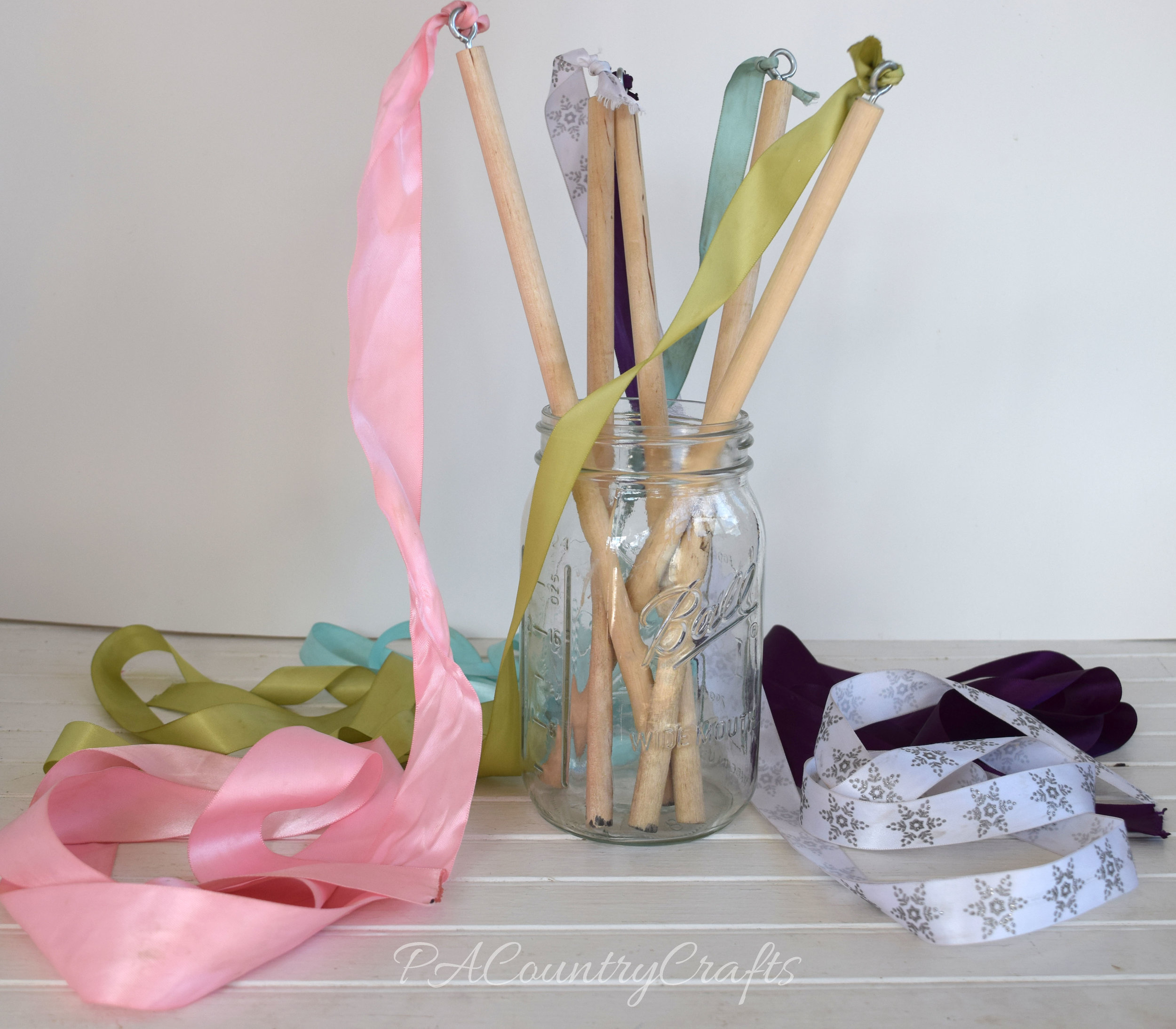 Easy Ribbon Wands