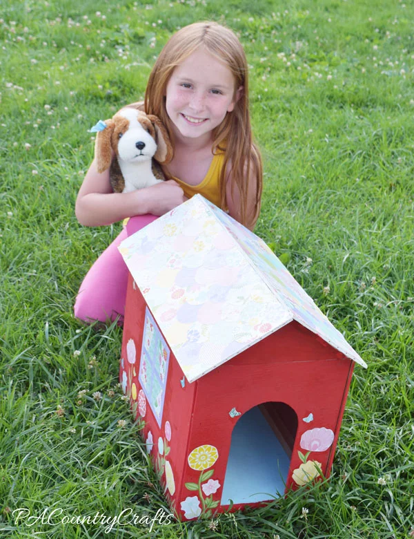 Mod Podge Toy Doghouse