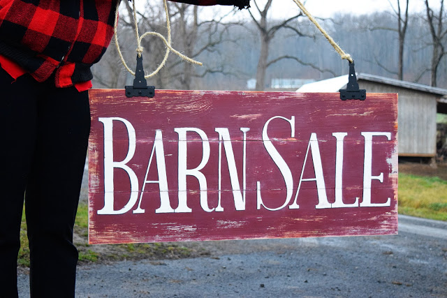 Barn Sale Sign