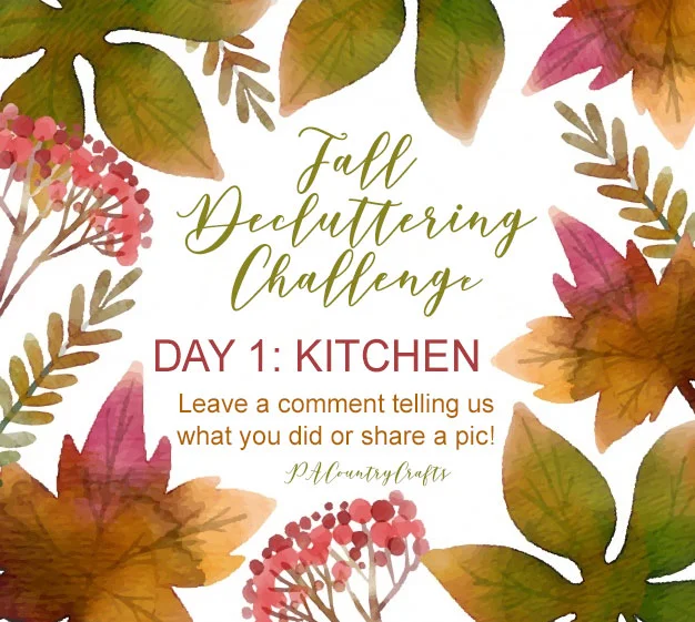 Fall Decluttering Challenge- Day 1