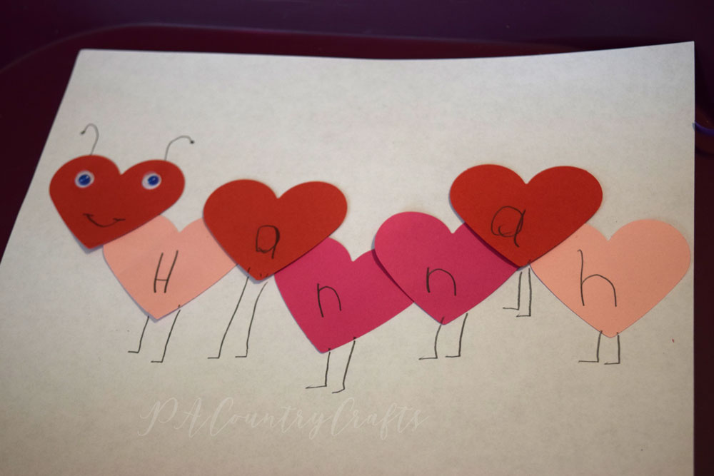 Heart Canvas Kids Craft Tutorial — PACountryCrafts