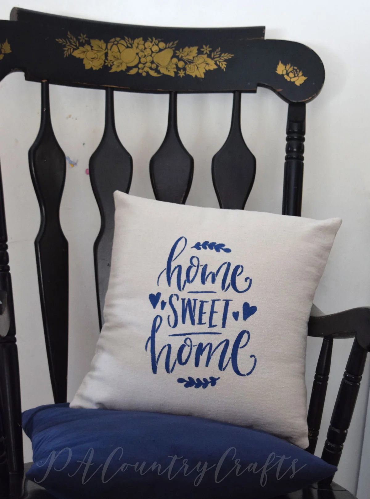 Drop Cloth Farmhouse Pillows Tutorial Pacountrycrafts