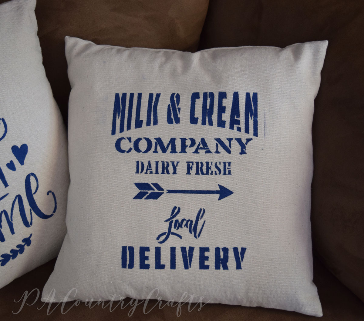 Drop Cloth Farmhouse Pillows