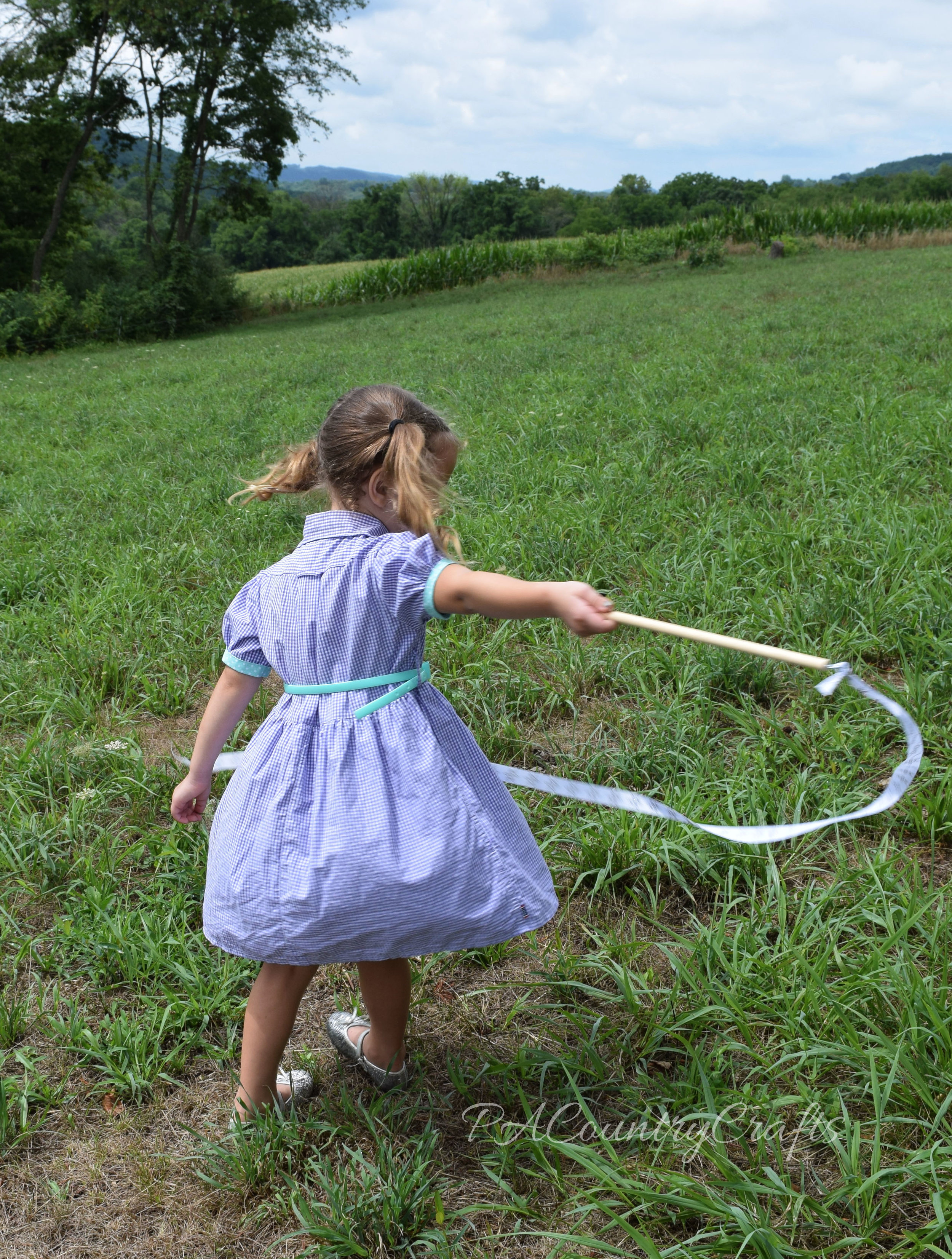 Men's Shirt to Girls' Vintage Dress