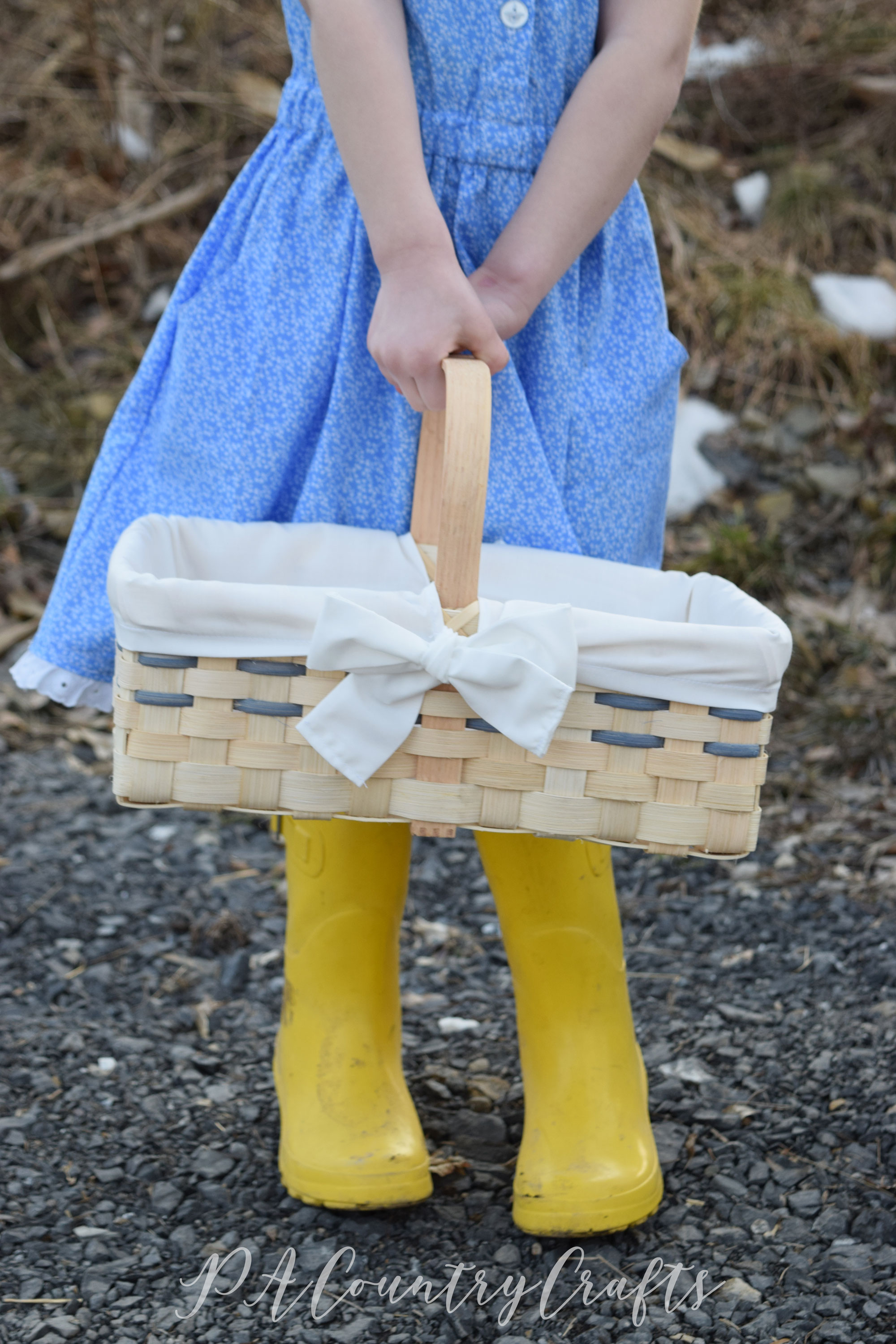Project Farmer's Market basket liner tutorial