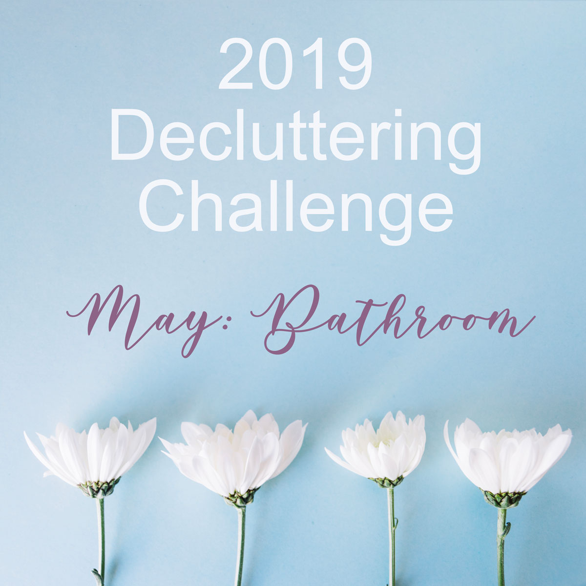 May Decluttering Challenge ~ Bathroom