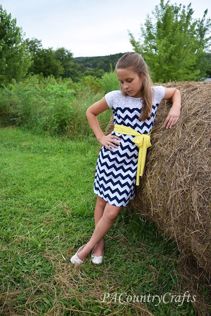 Lace Top Box Dress