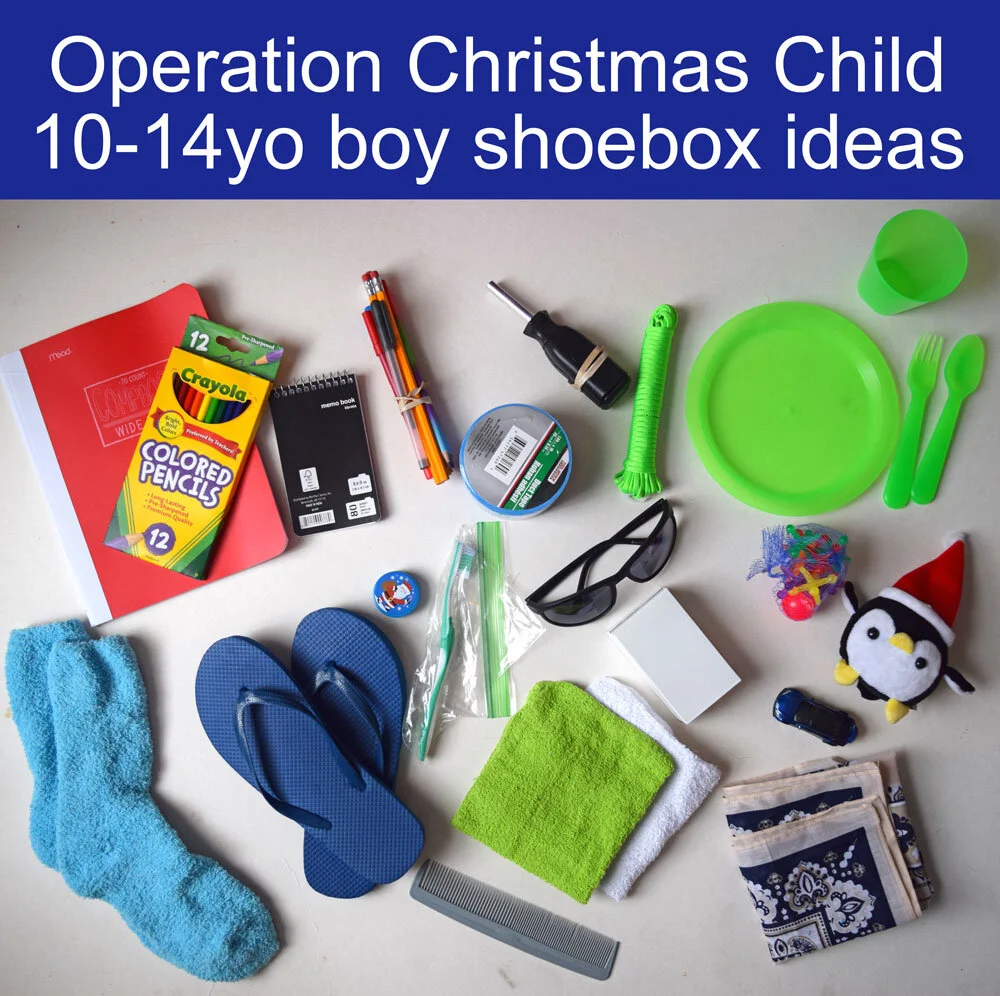 More Operation Christmas Child Shoebox Ideas — PACountryCrafts