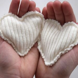 Upcycled Sweater Heart Hand Warmers Tutorial