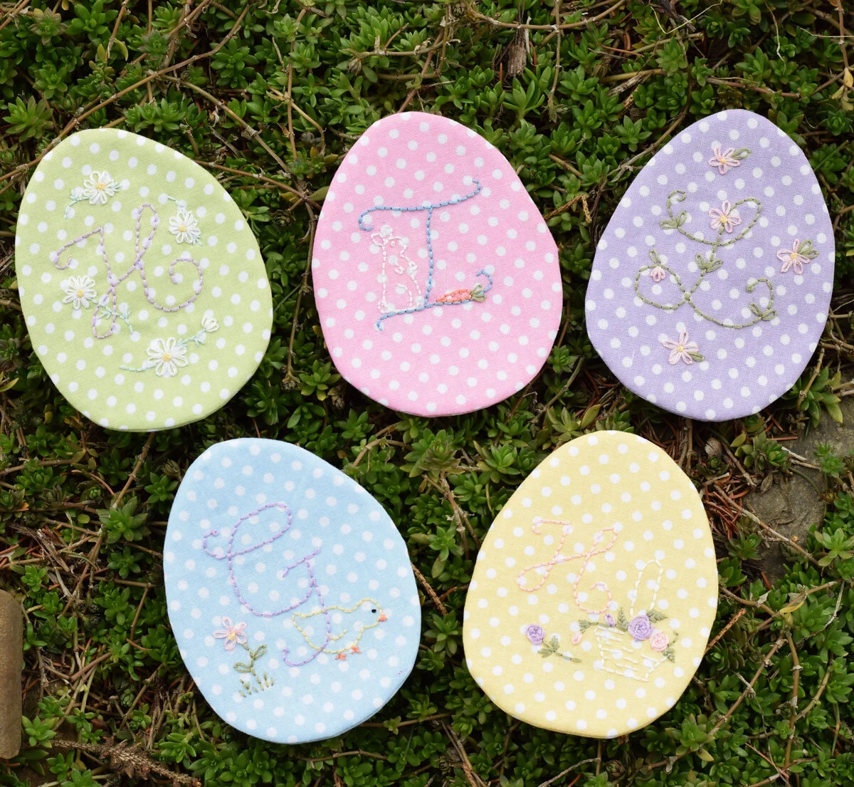 Fabric Easter Eggs