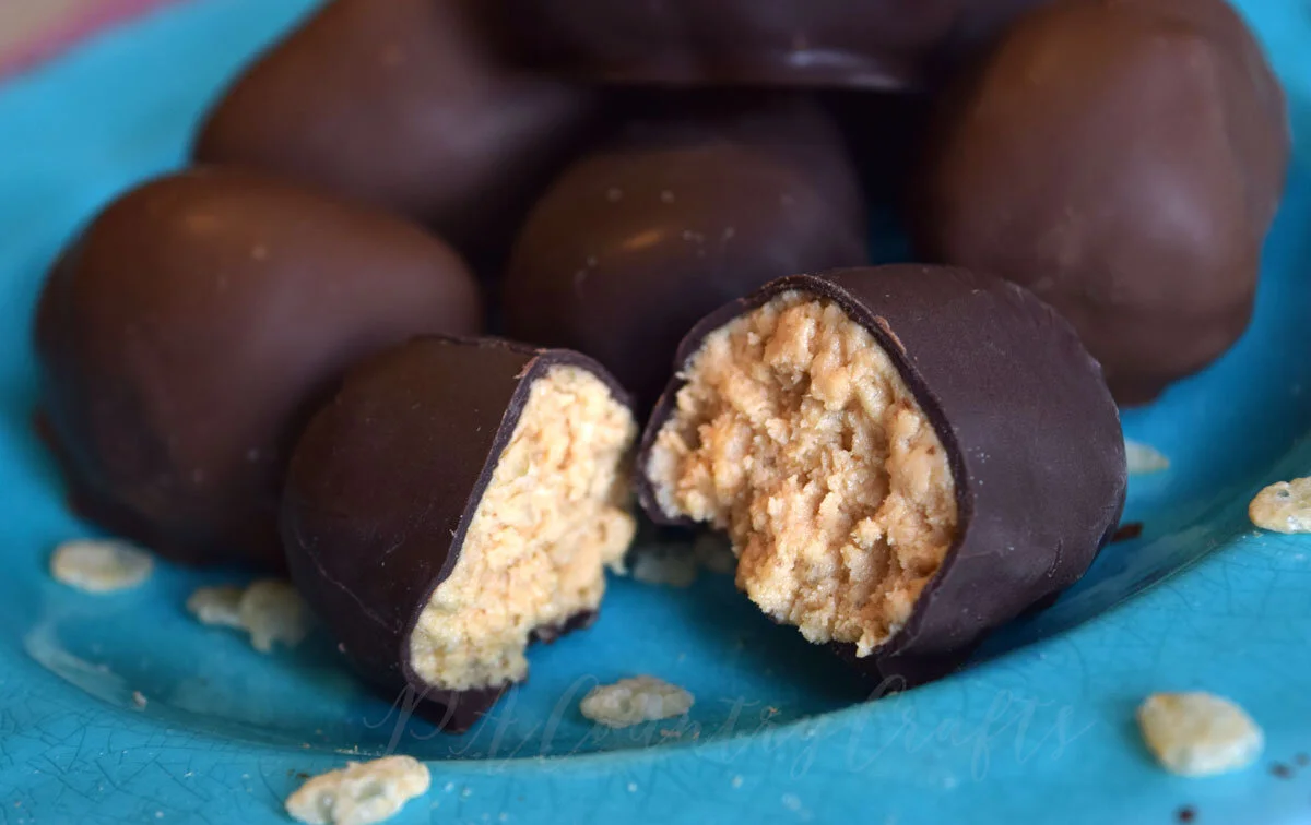 Crispy Peanut Butter Eggs — PACountryCrafts
