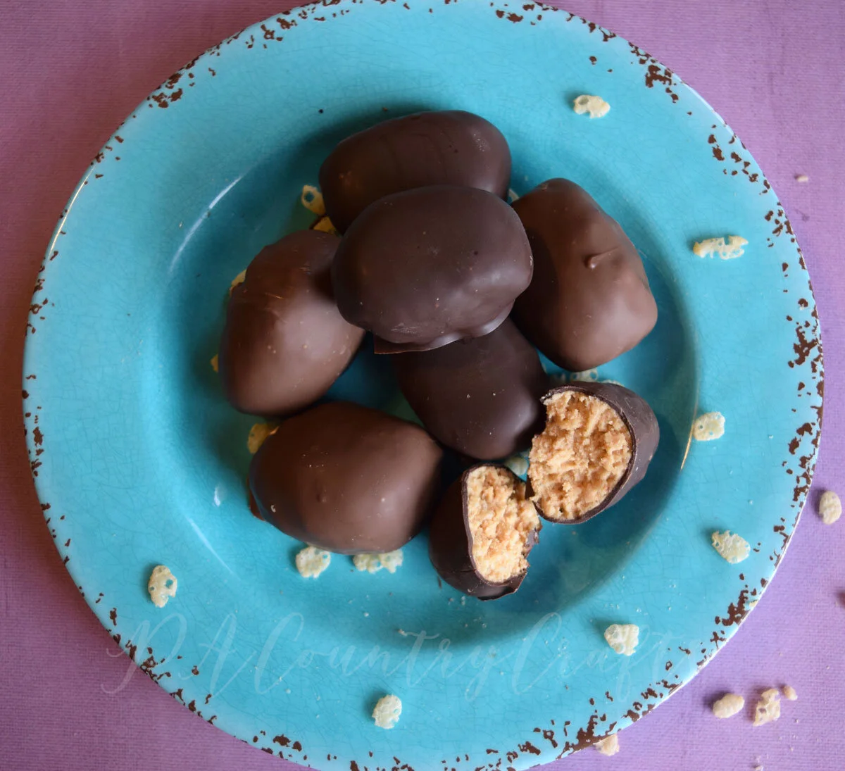 Crispy Peanut Butter Eggs
