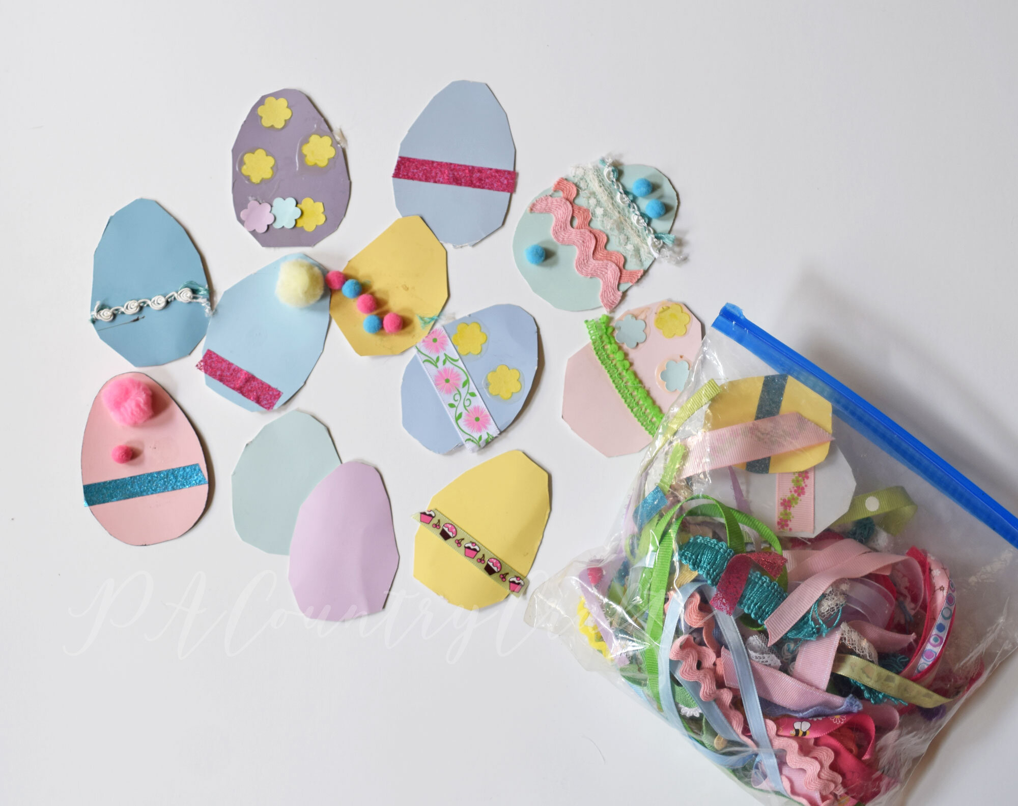 Paint Chip Easter Egg Busy Bag