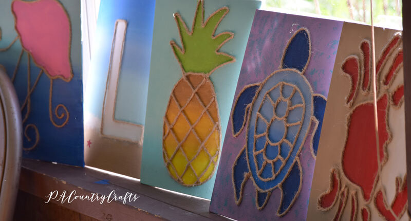 Tropical Beach Birthday Party and Crafts